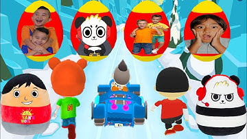 Tag with Ryan vs Vlad and Niki Run vs CKN Toys Boys Run vs Mystery Egg - All Characters Unlocked