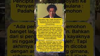 Armand Maulana: ada Pencipta yang memohon lagunya di bawain, setelah Meledak malah ditagih Royalti