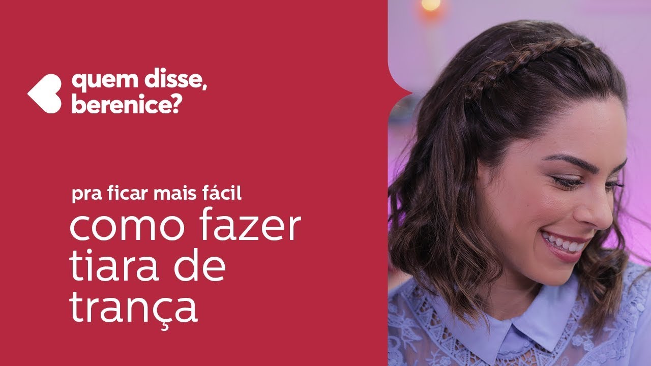 como fazer tiara de trança - YouTube