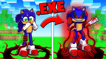 Becoming SONIC.EXE in Minecraft!