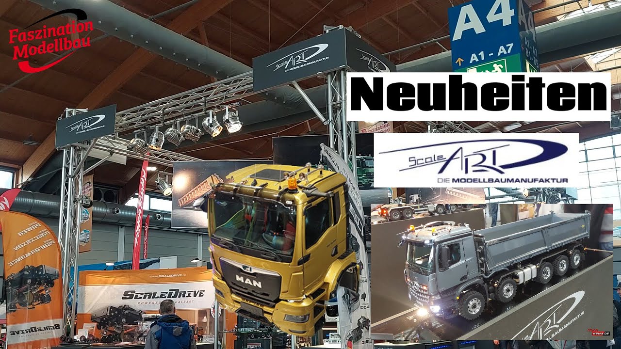 Neuheiten bei ScaleART - 5-Achser - Fahrerhaus von Mercedes auf der Faszination Modellbau 2023