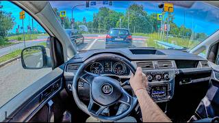 2016 Volkswagen Caddy | 2.0 TDI 140 HP | POV Test Drive #2845 | Joe Black