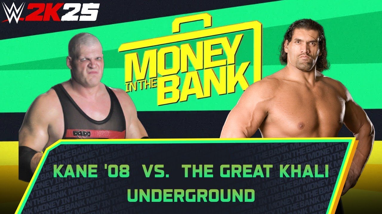 WWE 2k25 - Кейн '08 против Великого Хали: Подземный матч на Money In The Bank