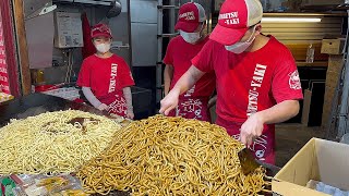 Japanese Street Food - Sobayaki! 1000 Sobayaki a Day
