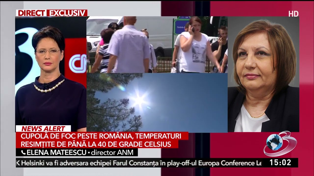 Canicula nu se termină în august. Şefa ANM, Elena Mateescu, prognoza meteo actualizată