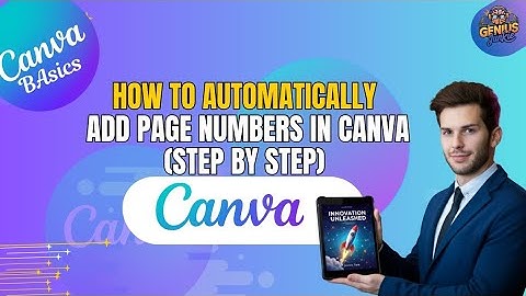 How To Automatically Add Page Numbers in Canva (Step By Step)