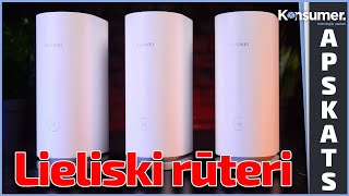 Huawei māk rūterus - Huawei Mesh 3 apskats | Konsumer #apskats