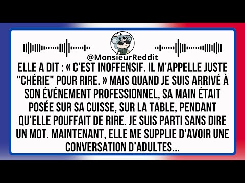Elle A Dit : “C’est Inoffensif. Il M’appelle ‘Mon Amour’ Juste Pour Rire.” Mais Quand Je Suis Arrivé