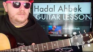 How To Play Hadal Ahbek Guitar Issam Alnajjar // easy guitar tutorial beginner lesson easy chords