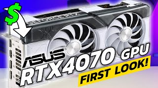 Can a 3070 Ti beat the NEW 4070? | FIRST LOOK! ASUS RTX 4070 DUAL