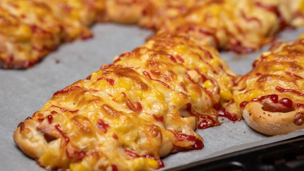 Колбасный хлеб (소세지 빵) - корейская закуска