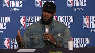 Kevin Love and LeBron James Postgame Interview | Celtics vs Cavaliers Game 3