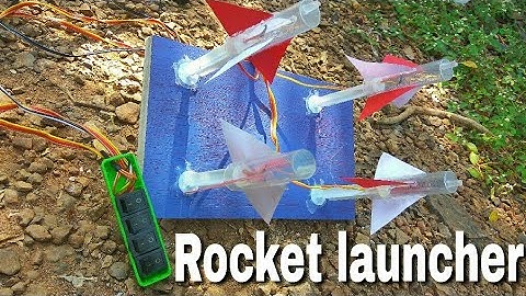 How to make powerful rocket launcher with remote control | 100% working & simple