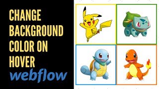 How To Change Background Color on Hover - Tutorial Webflow