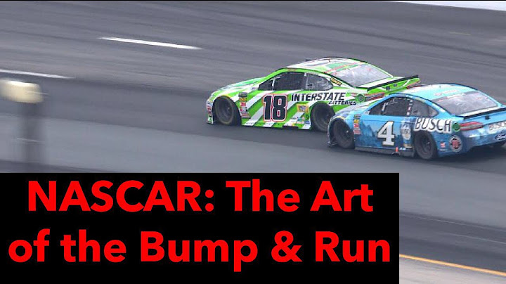 NASCAR: The Art of The Bump And Run