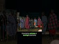 Maasai Morans' Intriguing Shoulder Dance