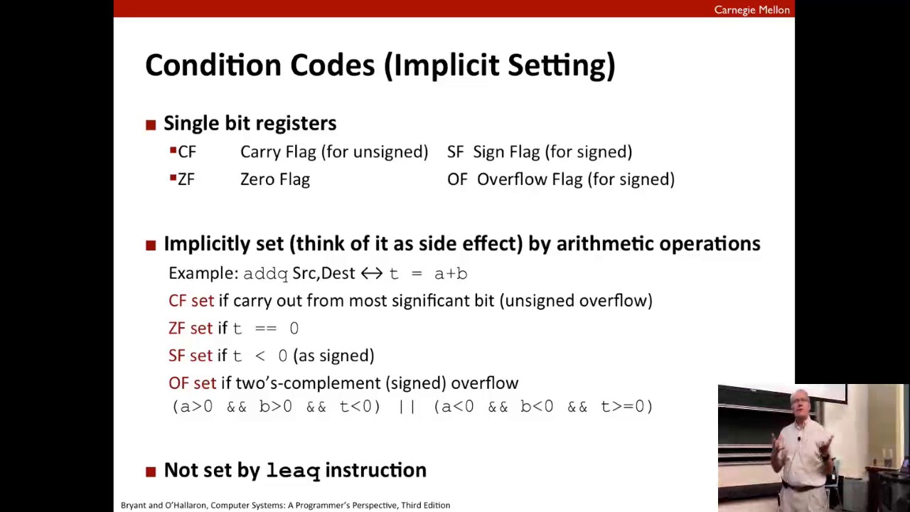 Lecture 06 Machine Level Programming II Control - YouTube
