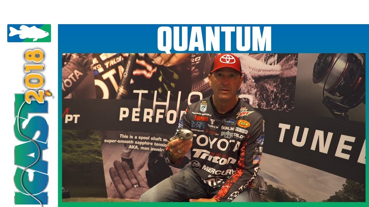 Quantum Throttle Casting Reels with Gerald Swindle | iCast 2018