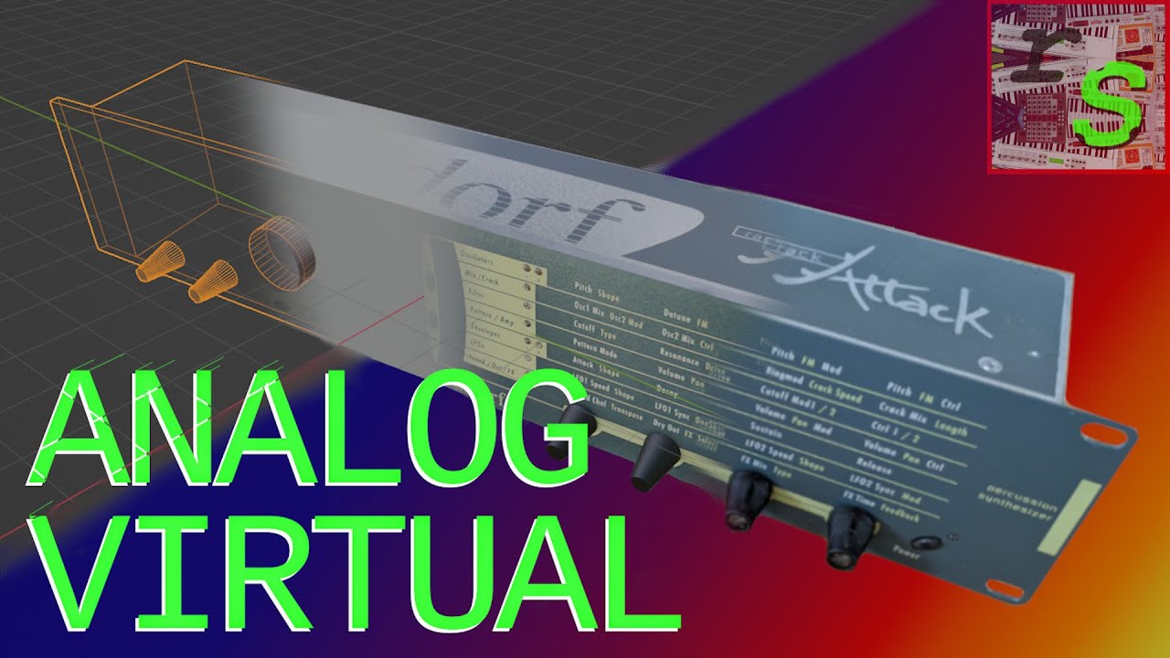 RS050 Waldorf Rack Attack: Analog Virtual