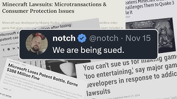 Deze rechtszaken hebben Minecraft bijna verwoest!