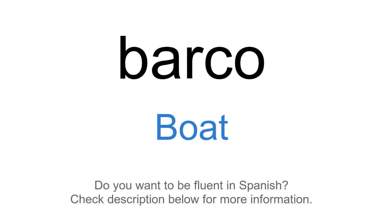 motorboat in spanish slang