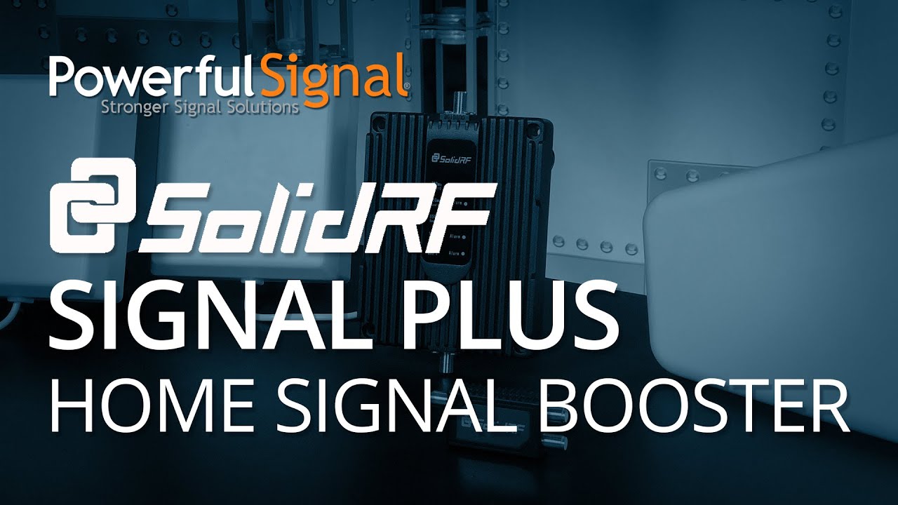 SolidRF Signal Plus Home & Home Office Cell Signal Booster 2 Antennas |  TS115728 | Powerful Signal