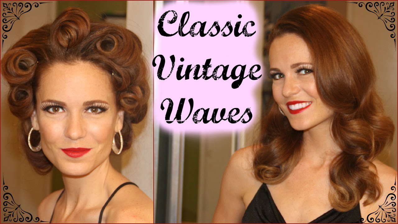 Red Carpet Hair How To Get Hollywood VINTAGE WAVES YouTube
