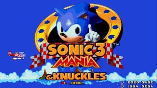 Sonic 3 & Knuckles Mania (Sage 2020 Demo) :: Walkthrough (1080p/60fps)