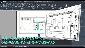 Como criar ficheiros no formato .SVG no ZWCAD, Software CAD