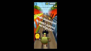 Subway sufers in roblox?! #omnom #gameplay #roblox