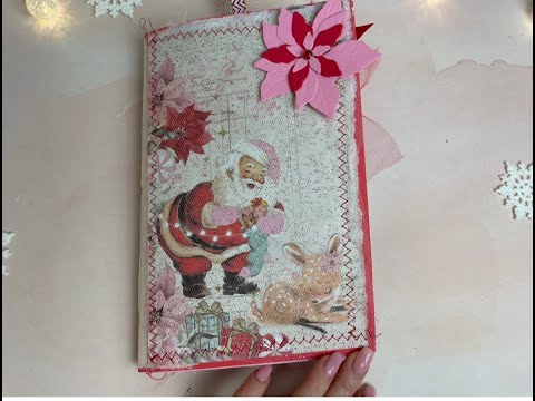 christmas junk journal - YouTube