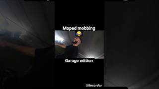 moped mobbing in the garage ⚡⛈️
