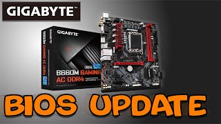 GIGABYTE B660M GAMING AC DDR4 BIOS UPDATE