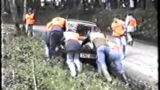 1989 MG Maestro Challenge. Tour of Cornwall. Crash.