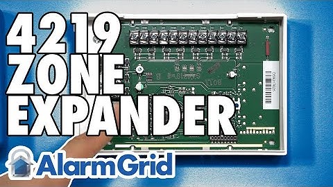 Using a Honeywell 4219 Zone Expander on a VISTA-50P