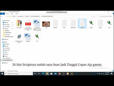 Cara Buat Keamanan Web Dengan Login Page Menggunakan PHP Mysql