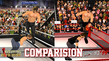 Wrestling Revolution 3D vs WR3D 2K19 by HHH- Comparision