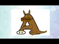 Alphabetimals aardvark animation