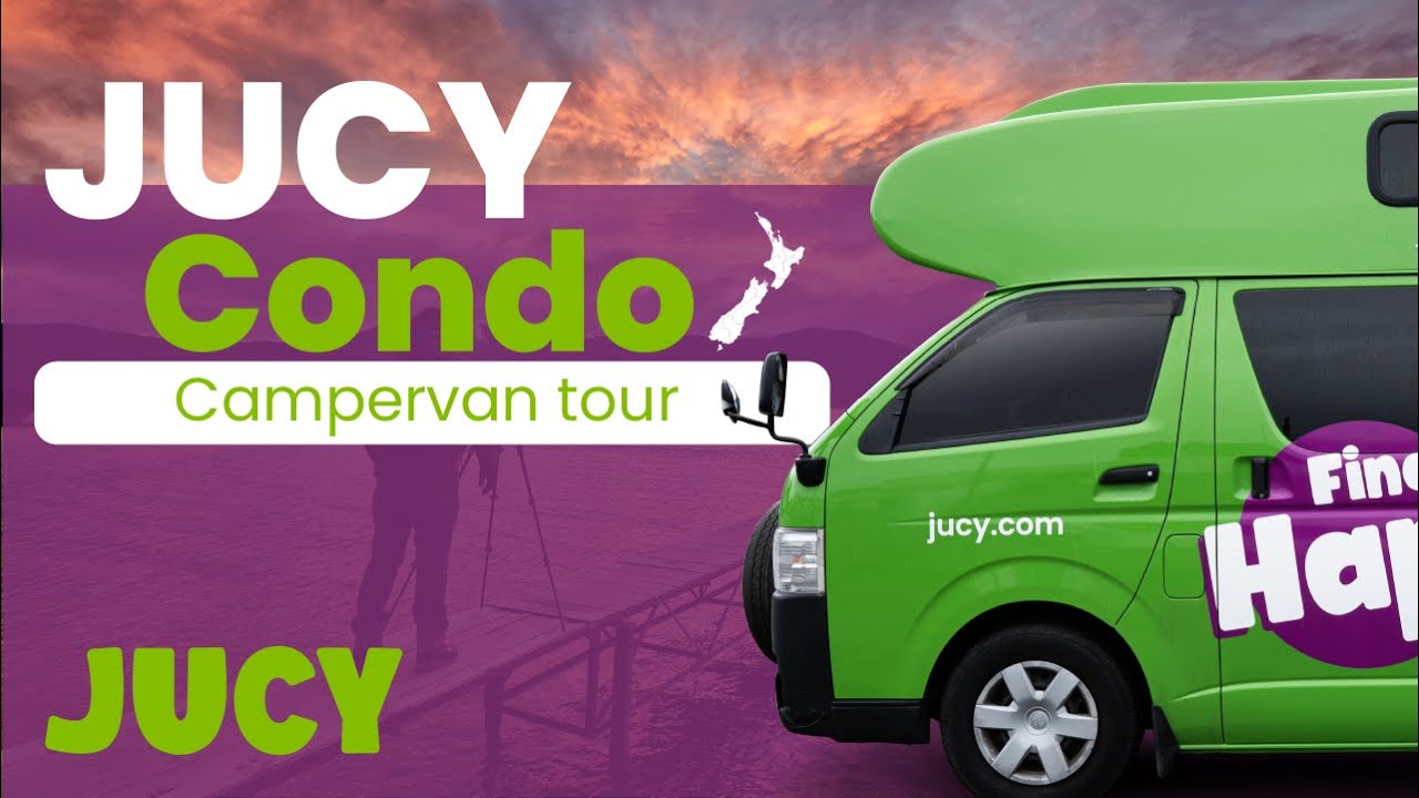 JUCY Condo NZ Gen 001 campervan walk through tour 2025