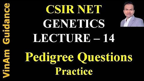 #VG | Genetics | Lec 14 | Pedigree Questions - Par III