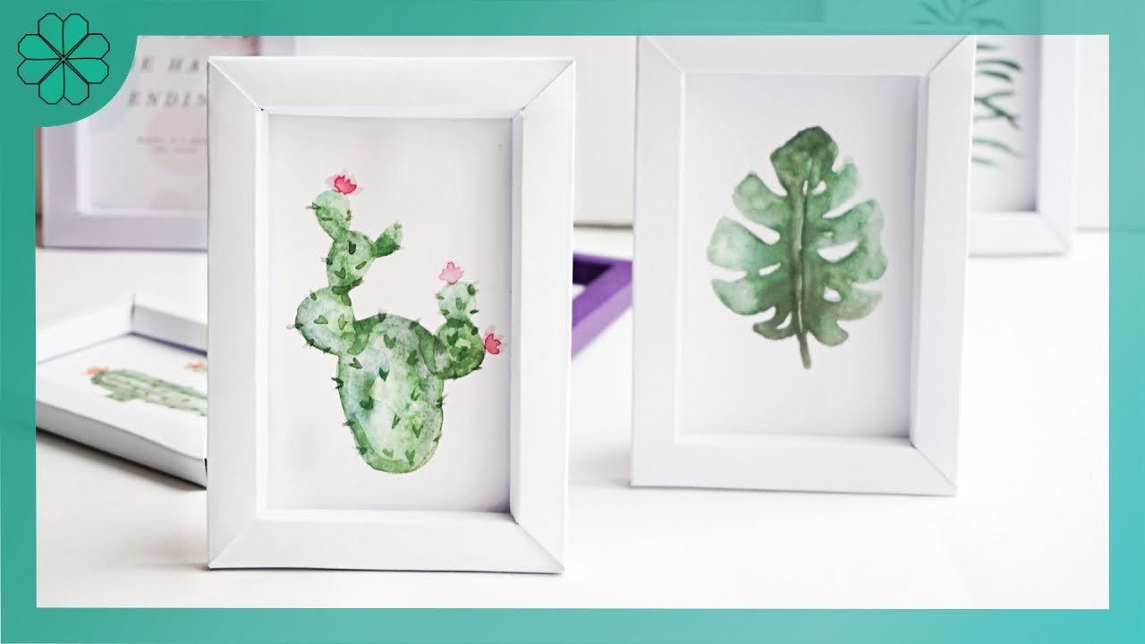 Jak zrobić: Papierowa ramka 3D na zdjęcia | DIY Tutorial