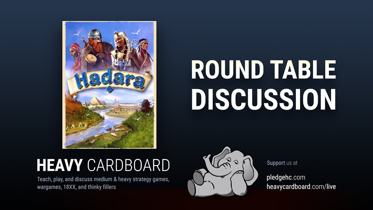Round Table only - Hadara Round Table discussion by Heavy Cardboard