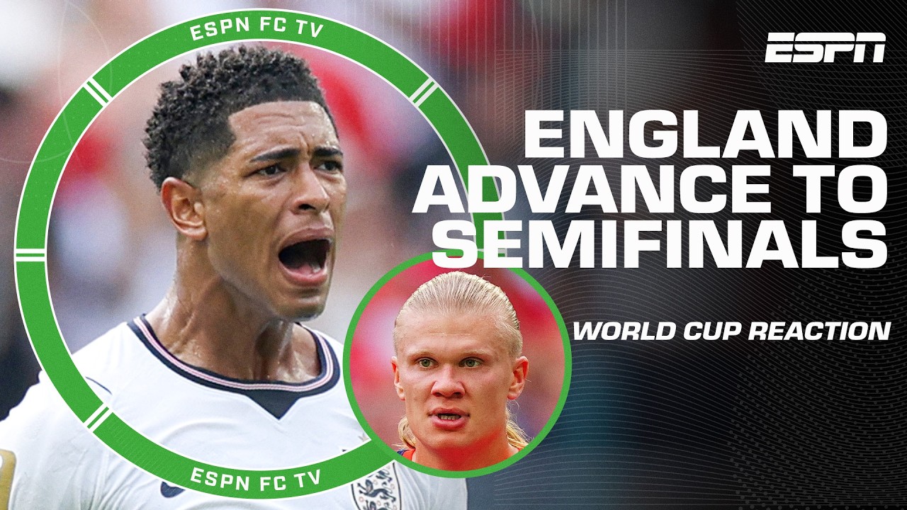 Norway vs. England REACTION 🍿 Bellingham sends the Three Lions to the World Cup semifinals | ESPN FC