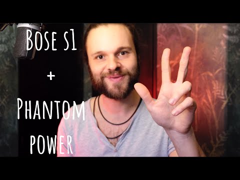 Three options to have Phantom Power with Bose S1 Pro