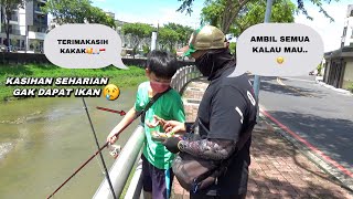 Full senyum..! Mancing di sungai liar tak terjamah pemancing