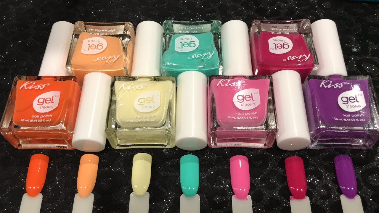 Kiss Gel Nail Polish Set - wide 1