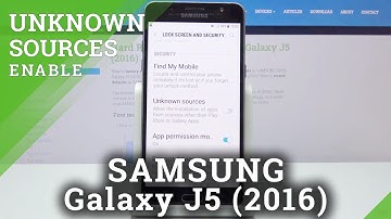 How to Enable Unknown Sources in SAMSUNG GALAXY J5 (2016) - Download Apps from Browser