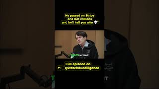 He passed on Stripe and lost millions 💀