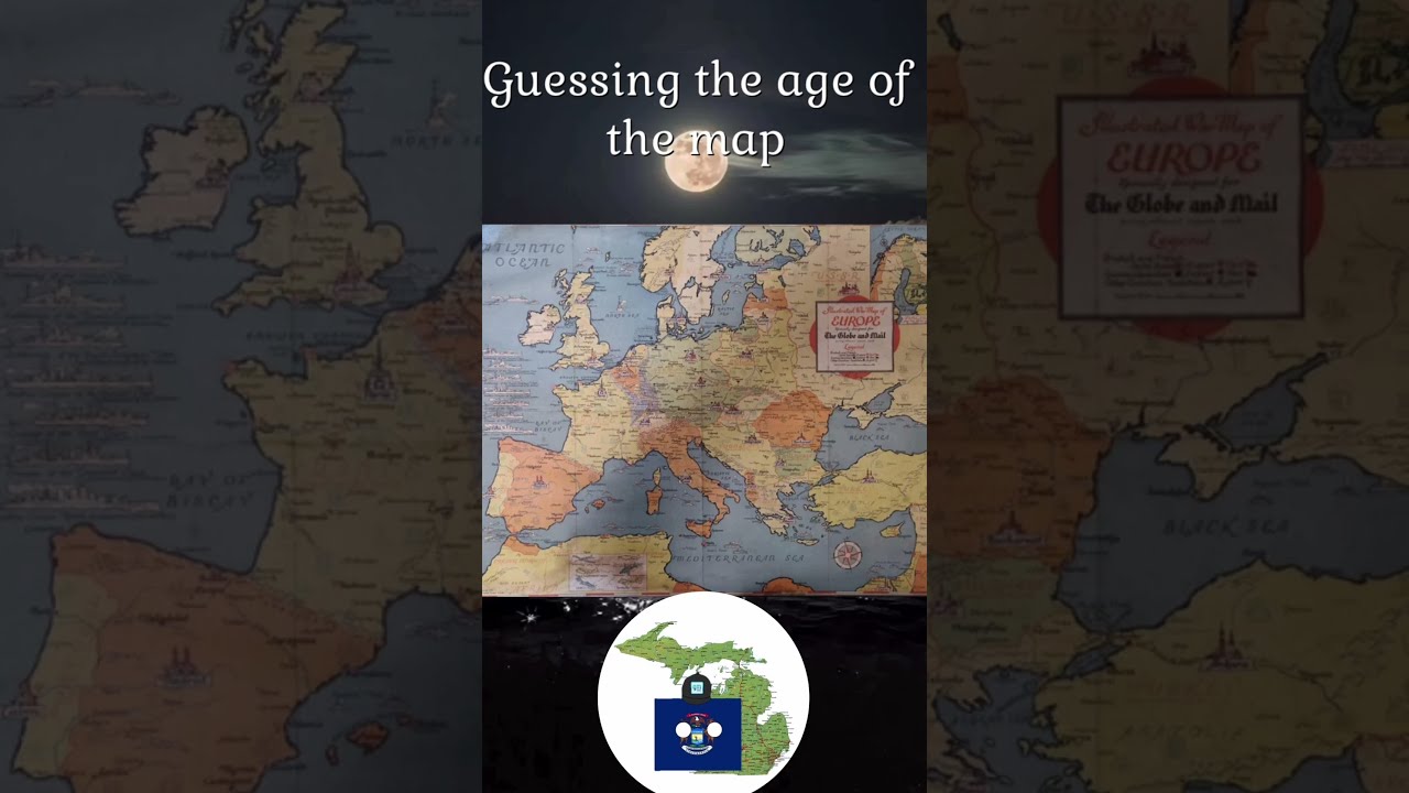 Guessing the age of this map #geography #history #europe #maps #european #mapping