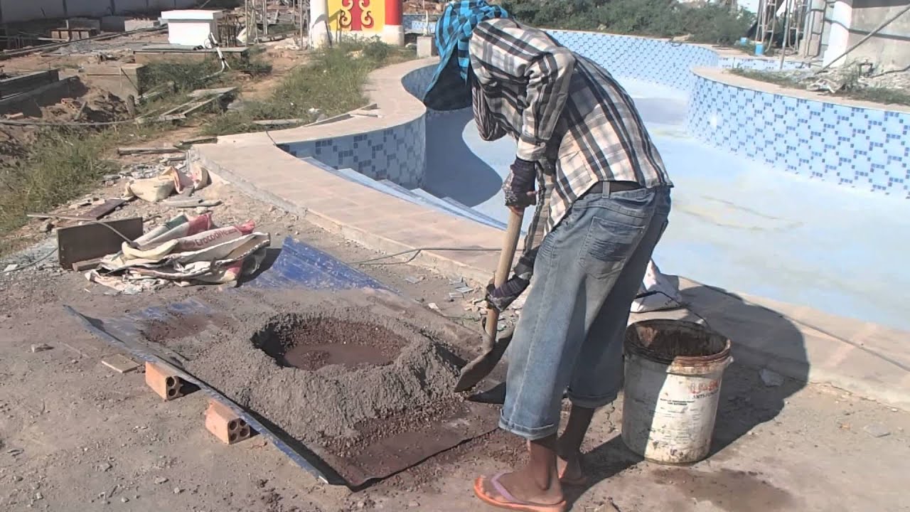របៀបធ្វើថ្មលាង How to install pebble wash Part 3 - YouTube